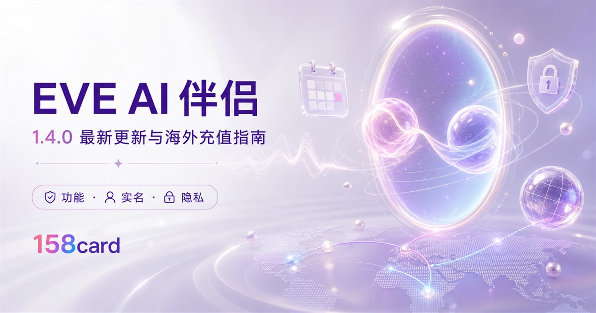 EVE AI伴侣1.4.0最新更新、实名规则与海外充值指南